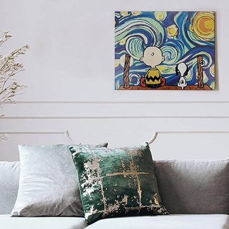 Art by Numbers - Peanuts Starry Night - Funky Gifts NZ
