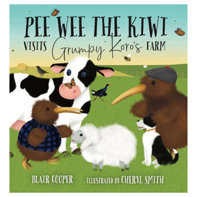 Pee Wee The Kiwi Visits Grumpy Koro's Farm - Funky Gifts NZ