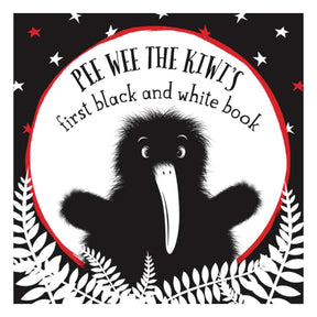 Pee Wee the Kiwi's First Black and White Book - Funky Gifts NZ
