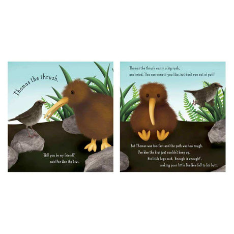 Pee Wee the Lonely Kiwi Finds a New Friend - Funky Gifts NZ