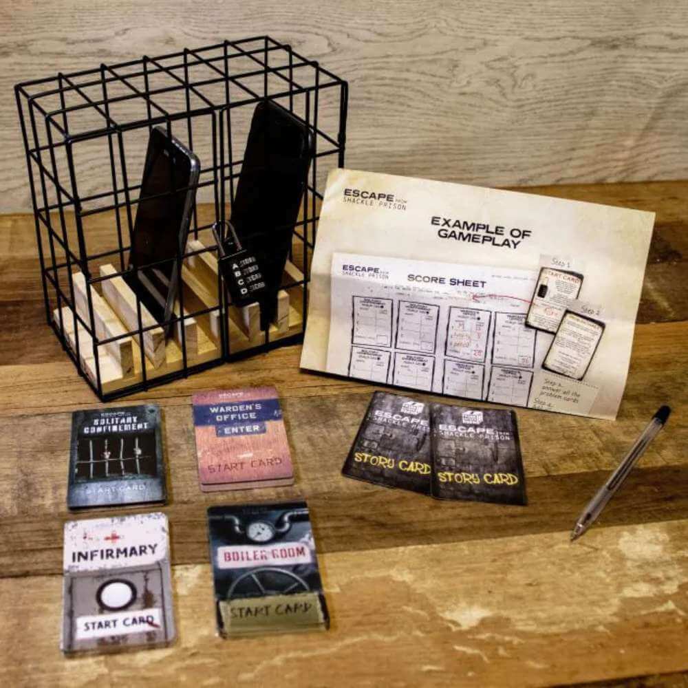 Phone Escape Room Escape - Shackle Prison - Funky Gifts NZ