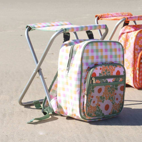 Picnic Cooler Chair - Green Spring - Funky Gifts NZ