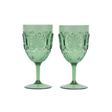 Picnic Wine Glasses - Green Spring - Funky Gifts NZ