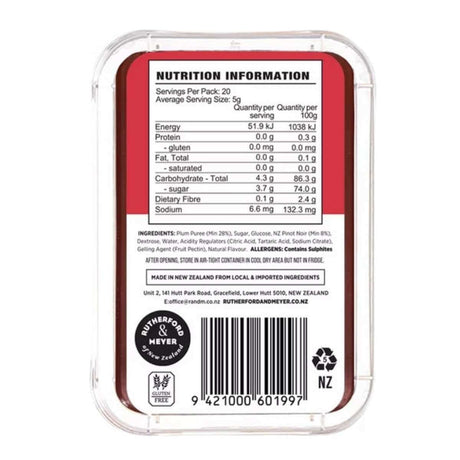 Pinot & Plum Fruit Paste - Funky Gifts NZ