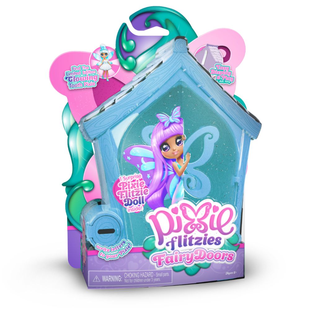 Pixie Flitzies Doll - Fairy Door - Funky Gifts NZ