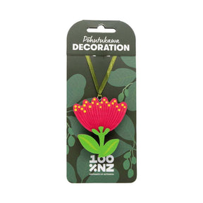 Pohutukawa Wooden Decoration - Funky Gifts NZ