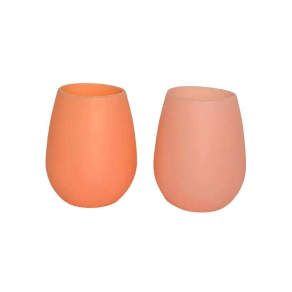 Fegg Silicone Unbreakable Glasses - Peach + Petal - Funky Gifts NZ