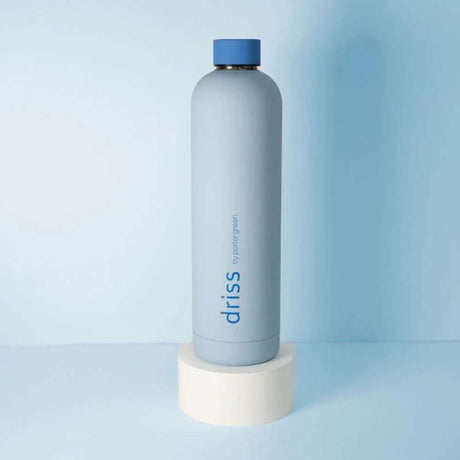 Driss Insulated Stainless Steel Water Bottle Sky + Kingfisher - Funky Gifts NZ