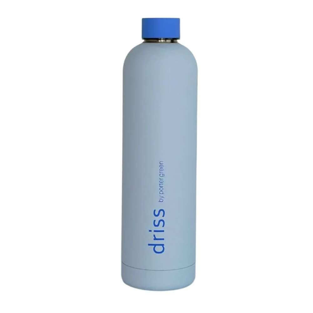 Driss Insulated Stainless Steel Water Bottle Sky + Kingfisher - Funky Gifts NZ