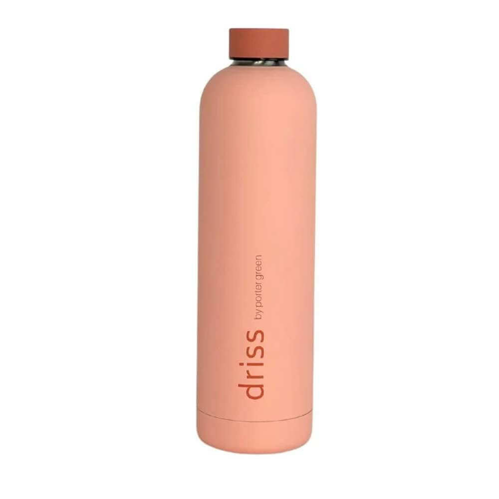 Driss Insulated Stainless Steel Water Bottle Terra + Peach - Funky Gifts NZ