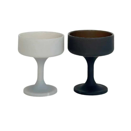 Mecc Silicone Unbreakable Cocktail Glasses - Smoke + Storm - Funky Gifts NZ