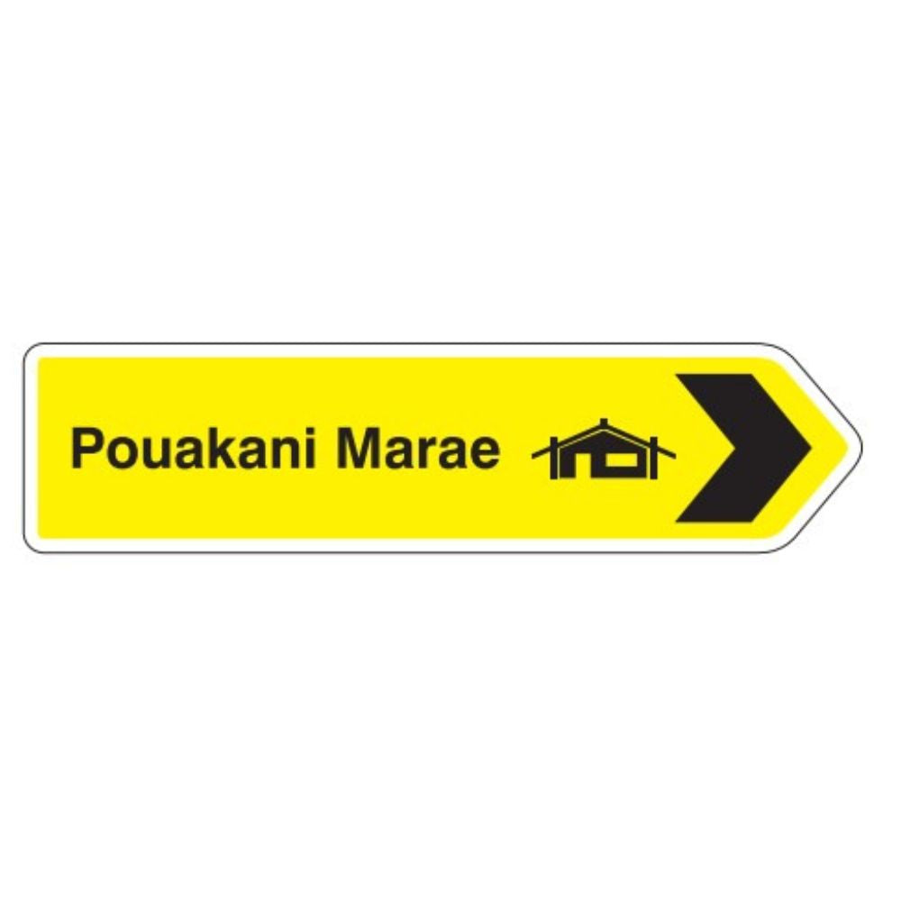 NZ Road Sign Magnet - Pouakani Marae - Funky Gifts NZ