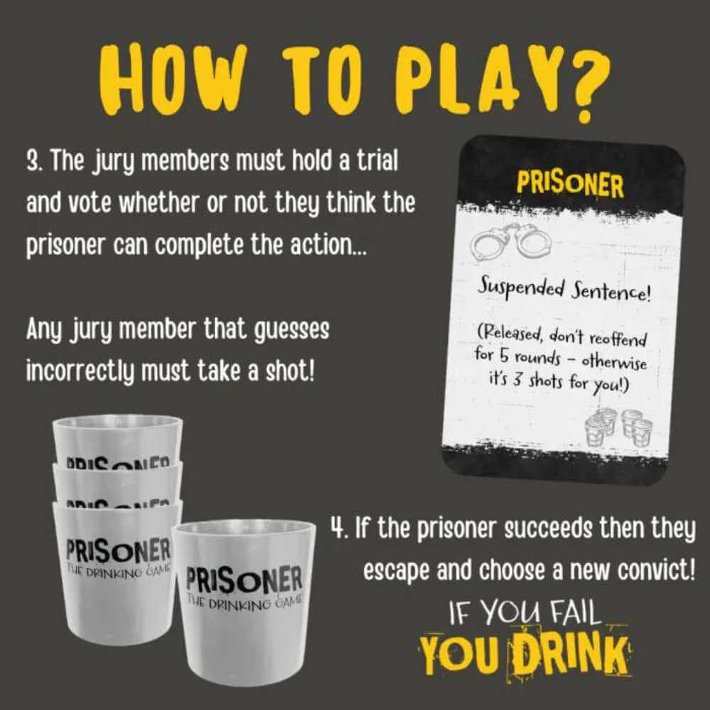 Prisoner - The Drinking Game - Funky Gifts NZ