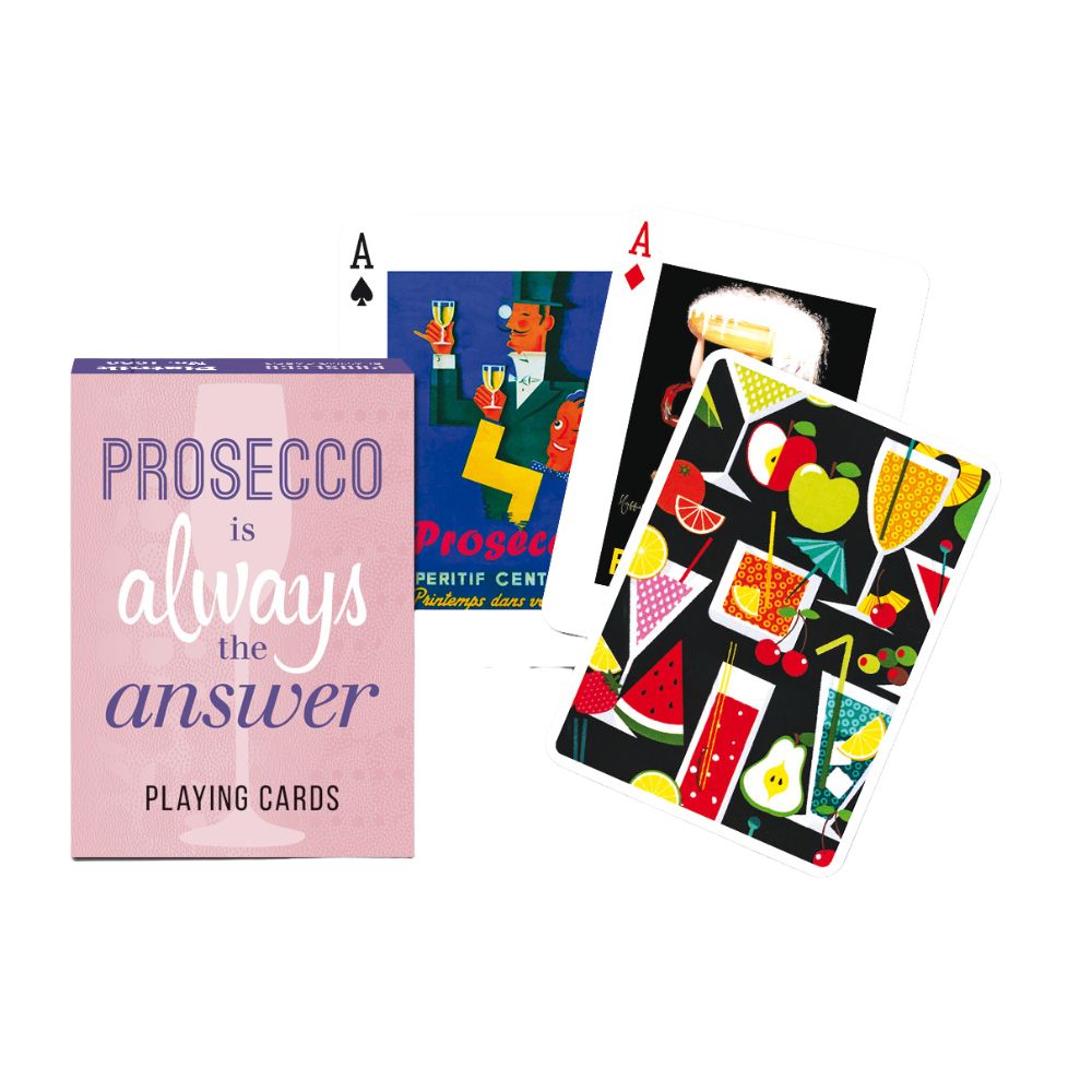 Playing Cards - Prosecco Is Always The Answer - Funky Gifts NZ