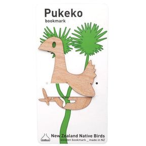 Wooden Flexi-Ply Pukeko Bookmark - Funky Gifts NZ