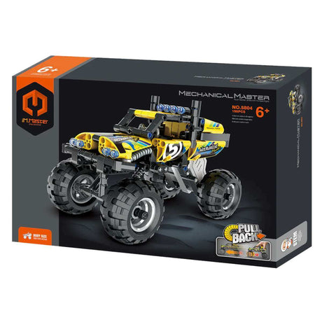 iM Master Pull Back Off-Road Vehicle Yellow - Funky Gifts NZ