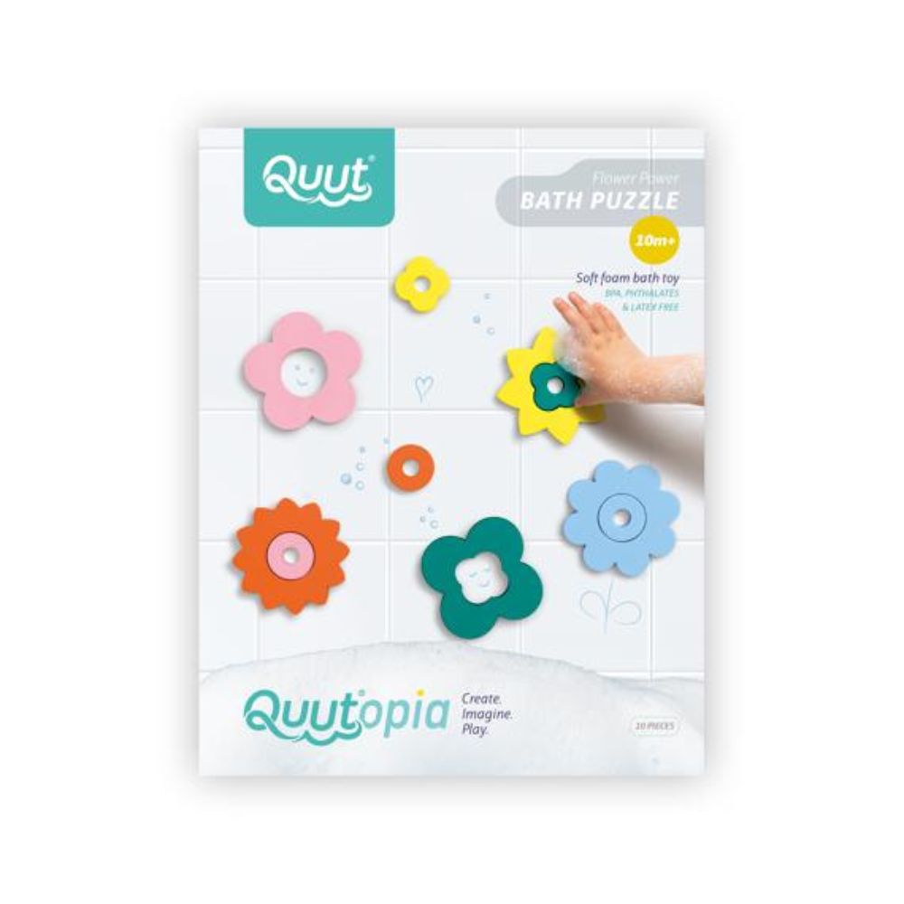 Quut Flower Power Bath Puzzle - Funky Gifts NZ