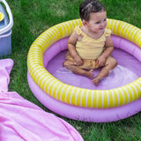 Quut Dippy Inflatable 80cm Pool - Banana Pink - Funky Gifts NZ