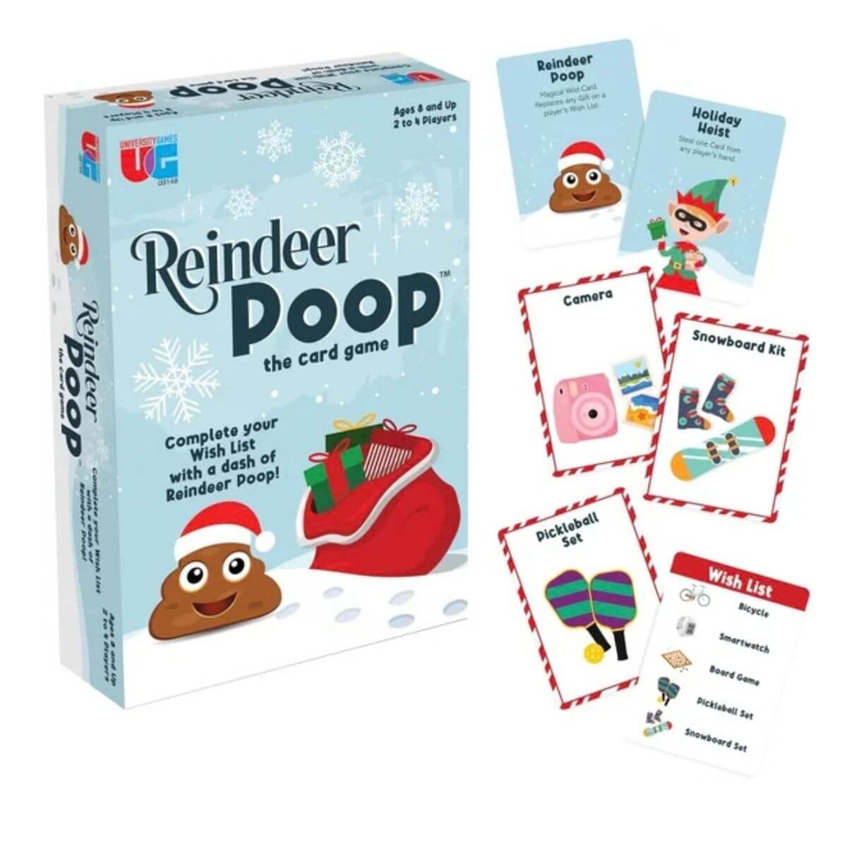 Reindeer Poop Card Game - Funky Gifts NZ