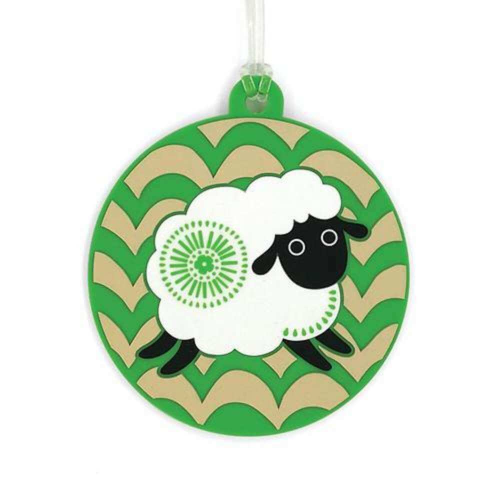 Retro Sheep Luggage Bag Tag - Funky Gifts NZ