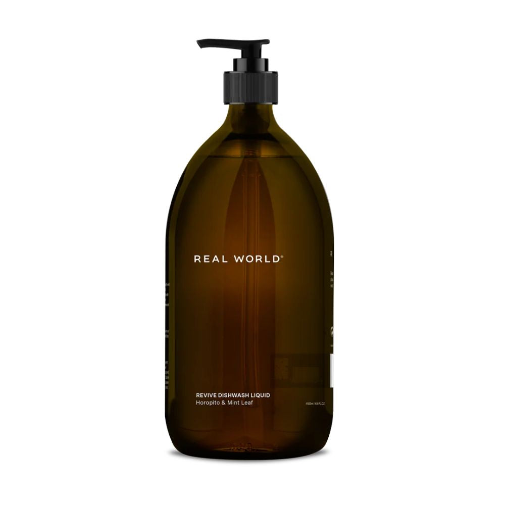 Real World - Revive Dishwash Liquid - Horopito & Mint Leaf - Funky Gifts NZ