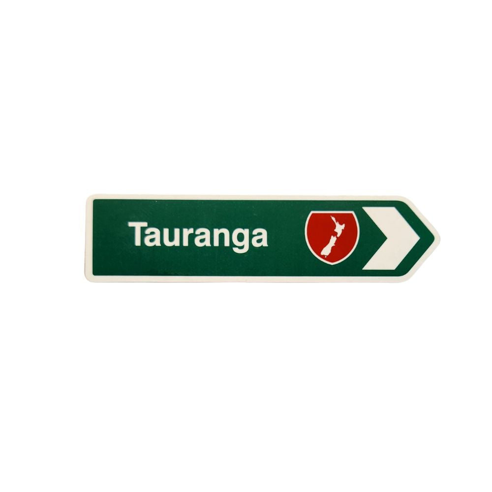 NZ Road Sign Magnet - Tauranga - Funky Gifts NZ