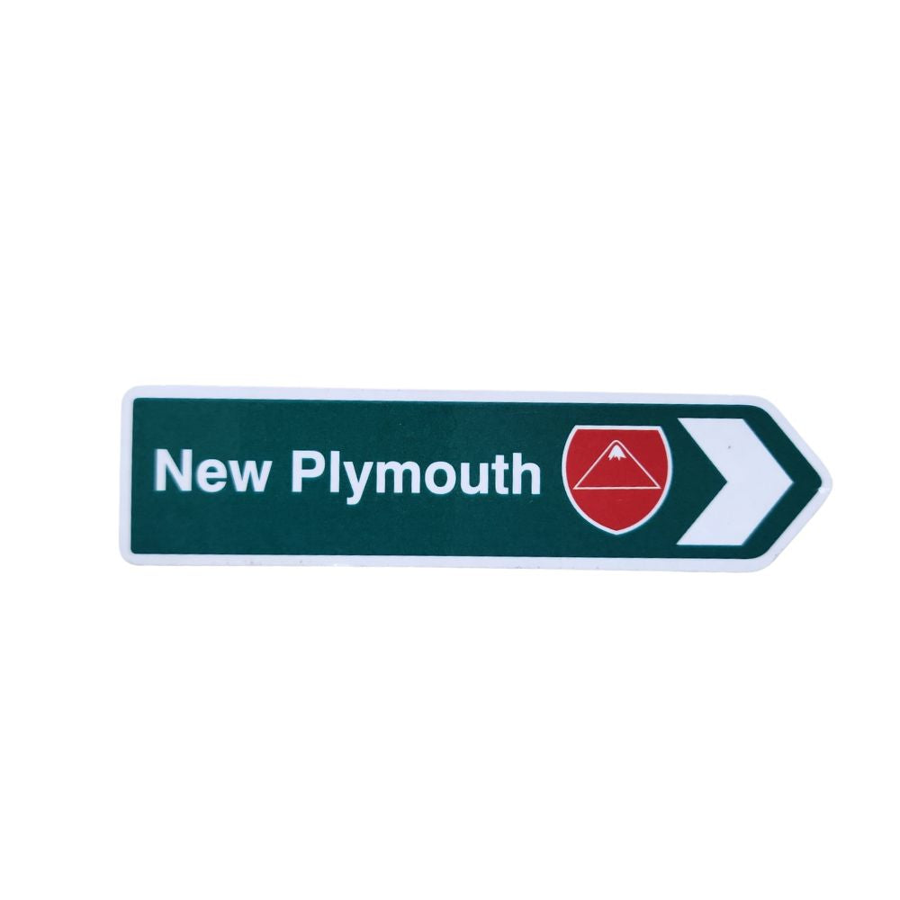 Road Sign Magnet - New Plymouth - Funky Gifts NZ