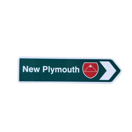 Road Sign Magnet - New Plymouth - Funky Gifts NZ