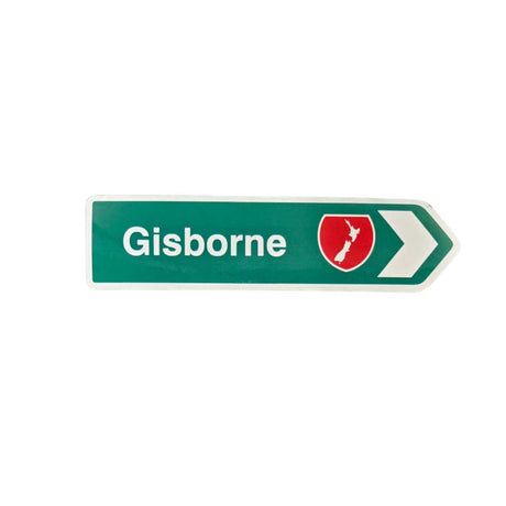 NZ Road Sign Magnet - Gisborne - Funky Gifts NZ