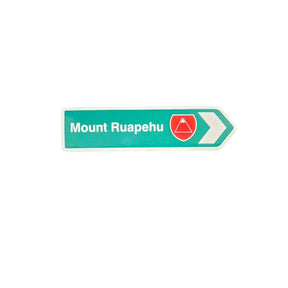 NZ Road Sign Magnet - Mount Ruapehu - Funky Gifts NZ