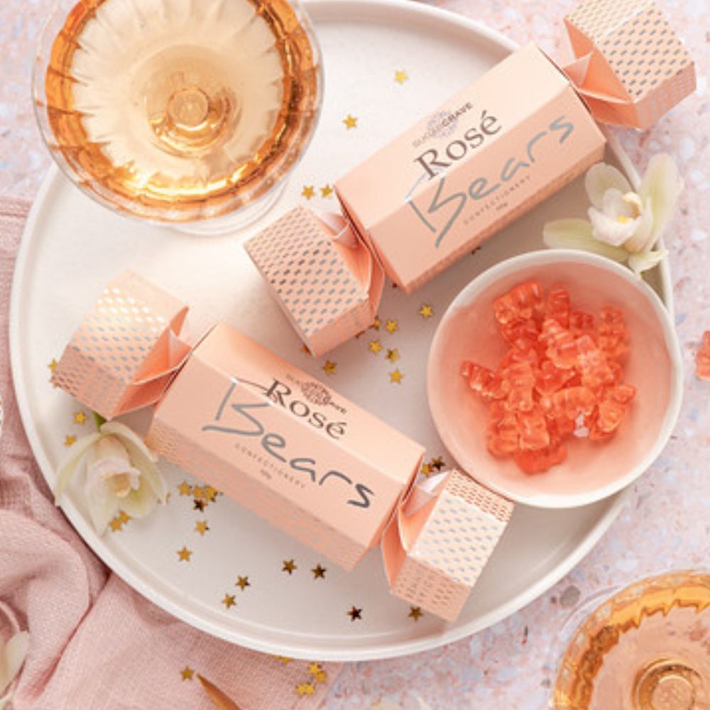 Rose Gummy Bears Christmas Cracker - Funky Gifts NZ