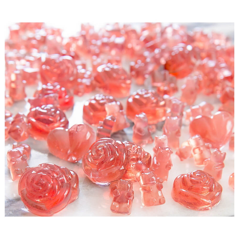 Rose Gummy Bears 100g - Funky Gifts NZ