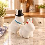 Rude Bunnies Salt & Pepper Set - Funky Gifts NZ