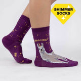 Sock It To Me Socks - Women's Crew - Llamazing - Funky Gifts NZ