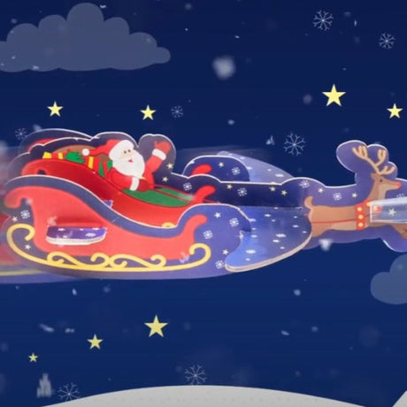 Santa's Sleigh Poly Glider - Funky Gifts NZ