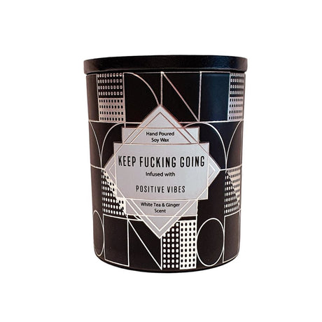 Sassy Soy Candle - Keep F*cking Going - Funky Gifts NZ