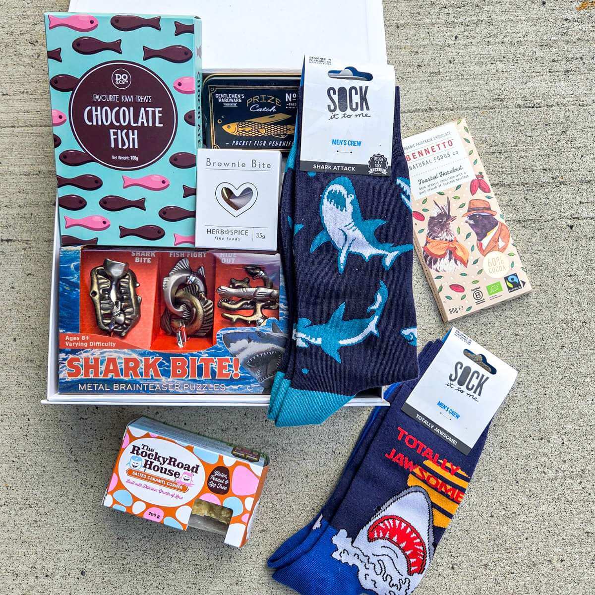 Shark Bite Gift Box - Funky Gifts NZ