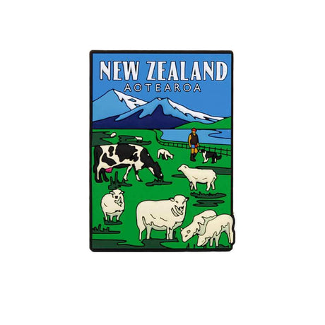 Silicone NZ Farming Magnet - Funky Gifts NZ