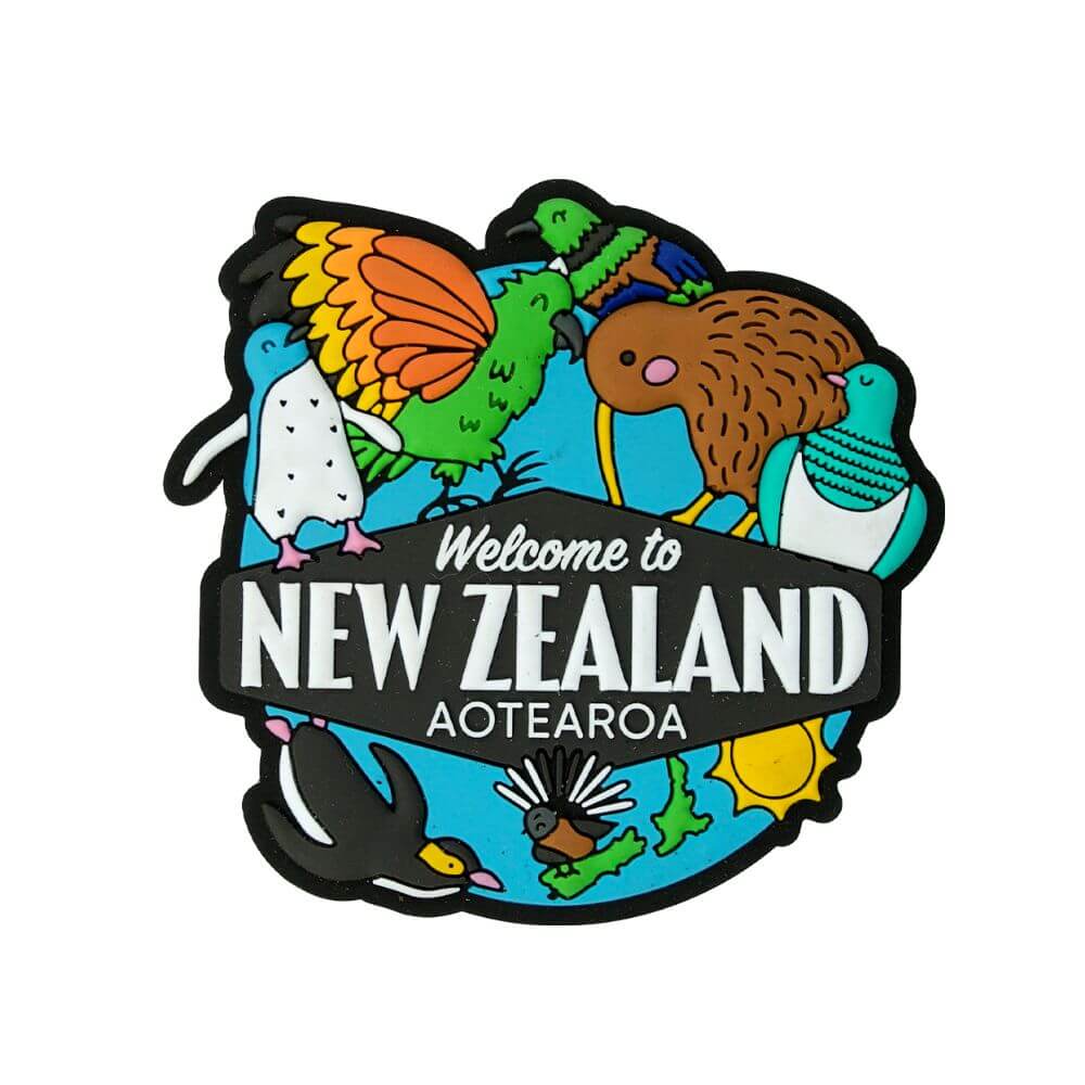 Silicone New Zealand Magnet - Funky Gifts NZ