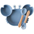 Silicone Crab Bowl Set Blue - Funky Gifts NZ