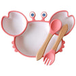 Silicone Crab Bowl Set Pink - Funky Gifts NZ