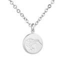 Little Taonga Round Kiwi Necklace - Funky Gifts NZ