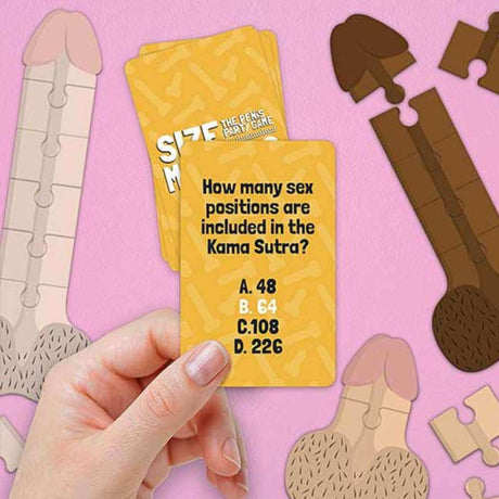 Size Matters Party Game - Funky Gifts NZ