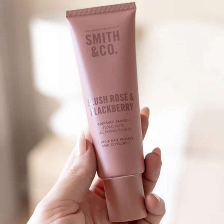 Smith & Co Hand & Nail Pomade - Blush Rose & Blackberry - Funky Gifts NZ