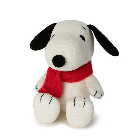 Snoopy Sitting With Scarf 17cm - Funky Gifts NZ