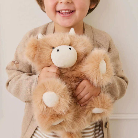 Snuggle Bunnies Hilda The Highland Cow - Caramel - Funky Gifts NZ