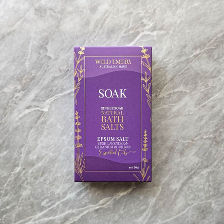 Soak Bath Salts 70g - Funky Gifts NZ
