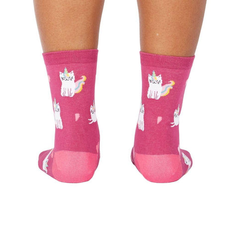 Sock It To Me - Women's Crew Socks - Look At Meow - Funky Gifts NZ