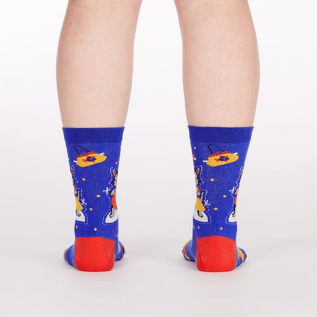 Sock It To Me - Women's Crew Socks - Dress Up Meow - Funky Gifts NZ