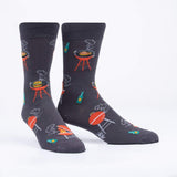 Sock It To Me Socks - Men's Crew - Steaks Are High - Funky Gifts NZ